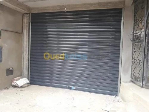 Rideau mètallique électrique ou manuel