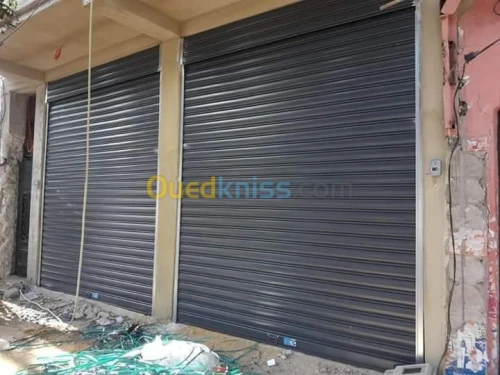 Rideau mètallique électrique ou manuel