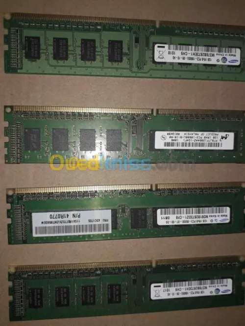 4x1GB RAM DDR3 1066Mhz