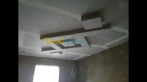 Placo plate et PVC 