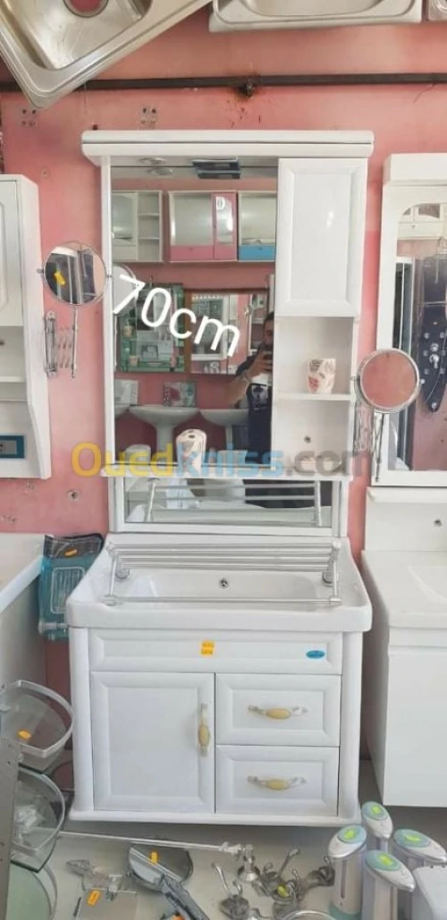 Meuble salle de bain pvc 