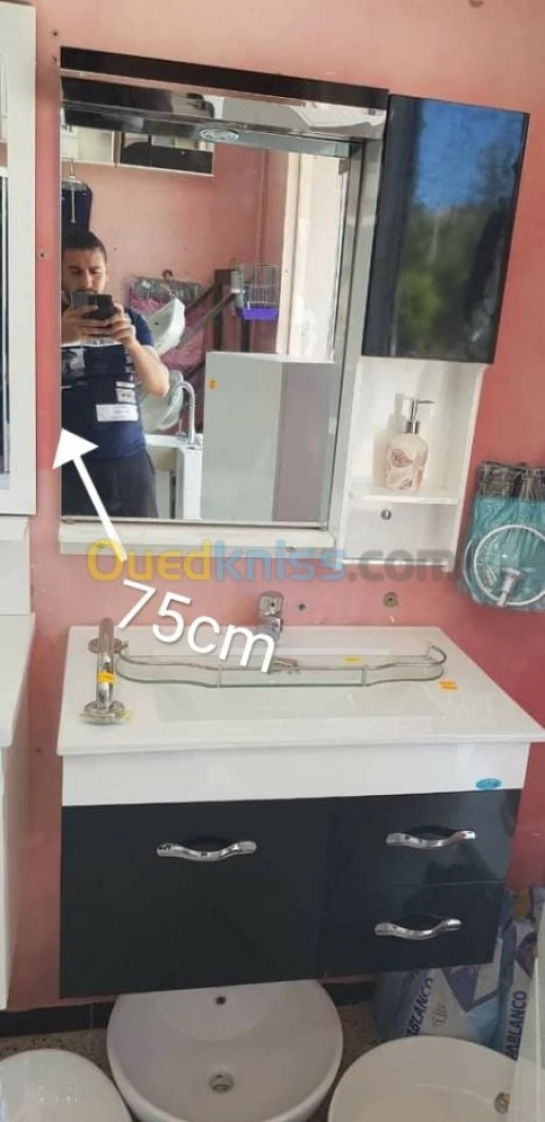 Meuble salle de bain pvc 