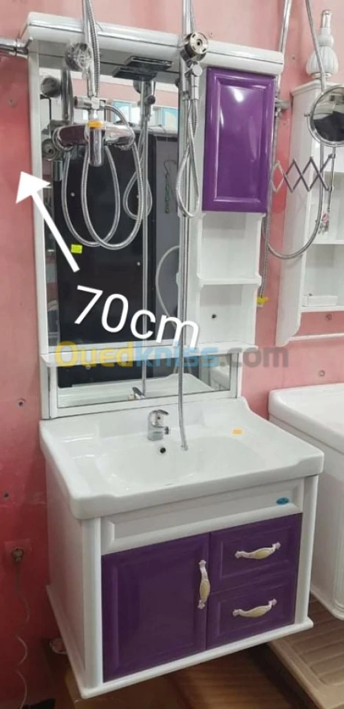 Meuble salle de bain pvc 