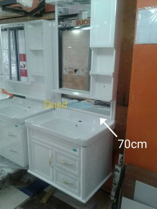 Meuble salle de bain pvc 