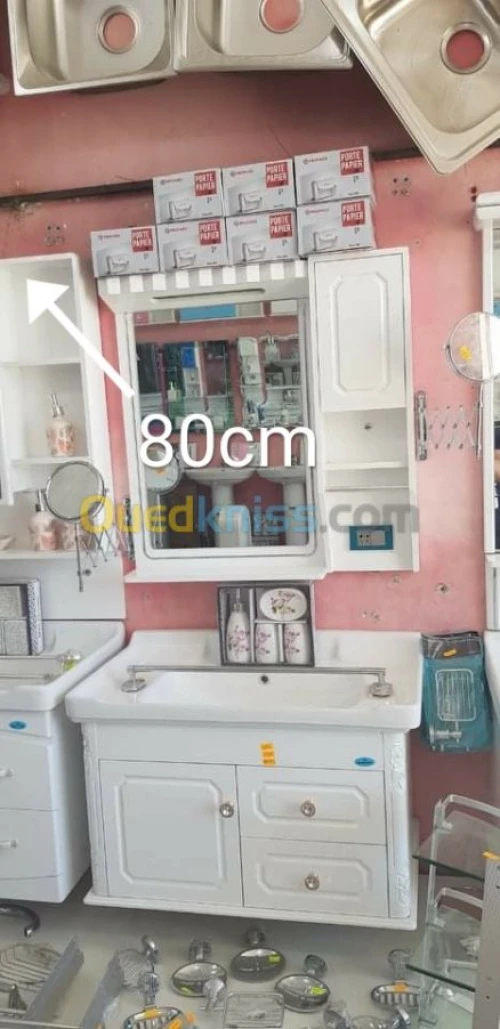 Meuble salle de bain pvc 