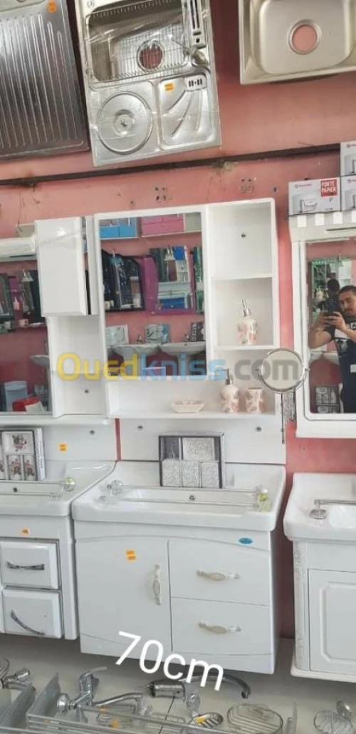 Meuble salle de bain pvc 