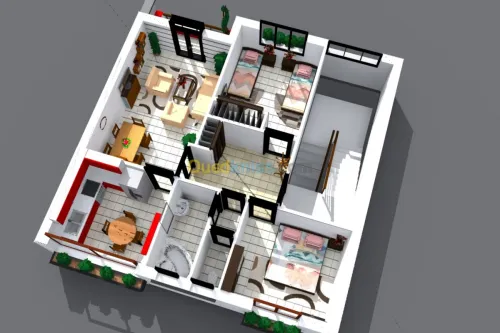 Conception de batiments en 2D et 3D