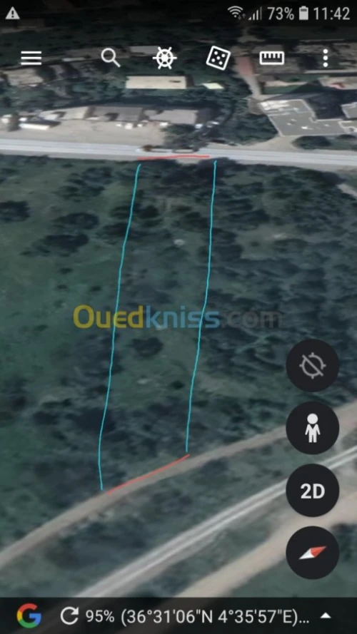Vente Terrain Béjaïa Ouzellaguen