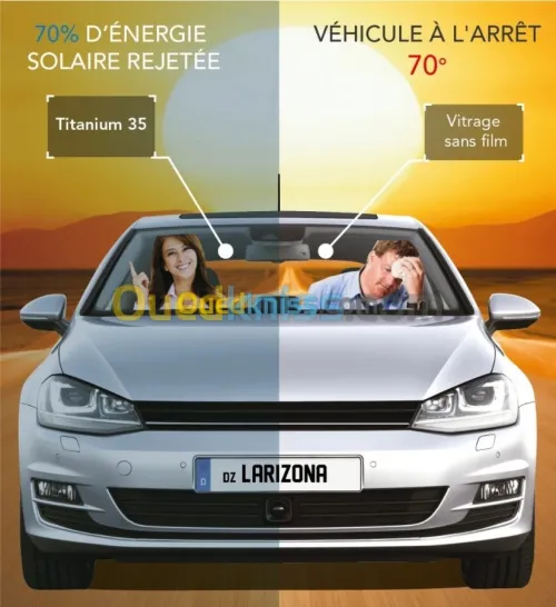 Film solaire automobile légal