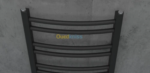 Sèche serviette ALU NOIR 1m20 et 1m50