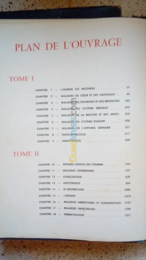 Encyclopedie Medicale en 4 Tomes