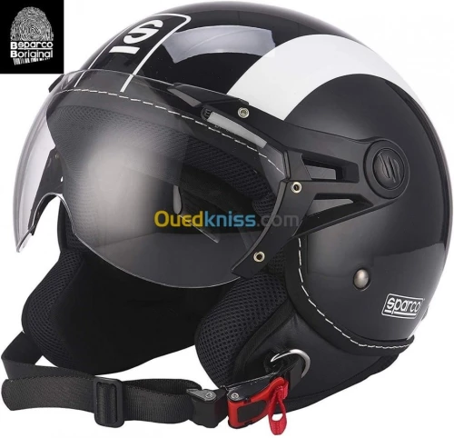 SPARCO SP 501 NOIR BANDE BLANCHE 