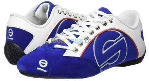 SPARCO SP 501 BLANC BANDES NOIR