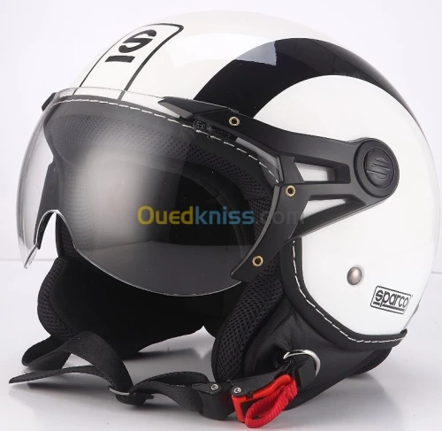 SPARCO SP 501 BLANC BANDES NOIR
