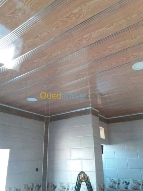  . تركيب اسقف PVC et parquet