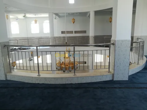 Rampe d'escalier en INOX 