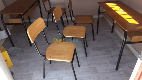 Fabrication de mobilier scolaire