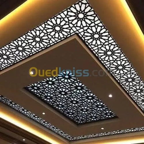 Installation de plafonds suspendus 