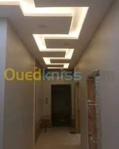 Installation de plafonds suspendus 