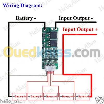 chargeur BMS 5S 15A 100A pour Batterie Lithium 18650 vélo trottinette électrique ARDUINO