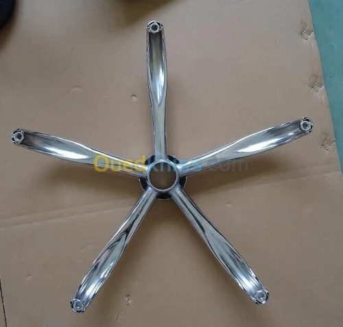 pietement en acier chromé pour chaise 