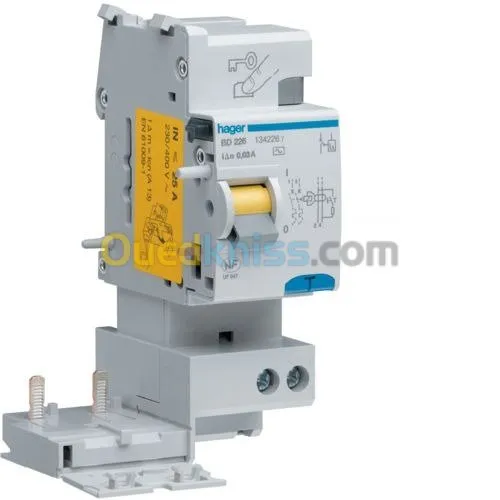 Bloc différentiel 30mA 2 Pôles