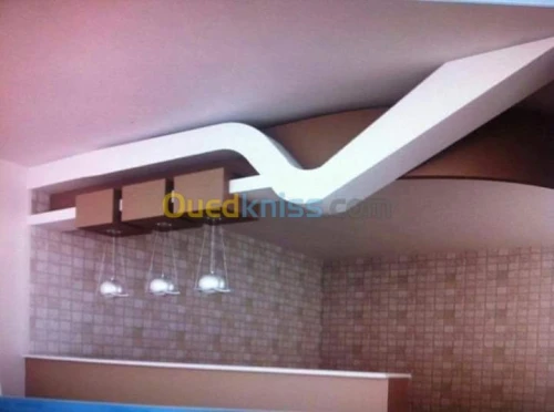 Travaux en placoplâtre BA13/PVC