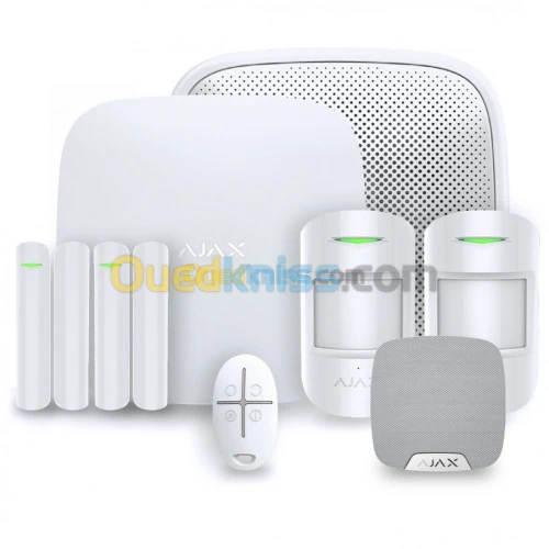 StarterKit ALARME AJAX HUB (CENTRAL + DETECTEUR DE MOUVEMENT + ILS + TELECOMMANDE)