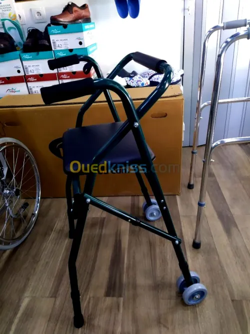 Déambulateur Rollator à 2 roues 8”