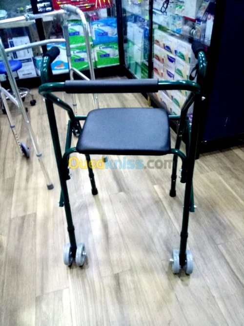 Déambulateur Rollator à 2 roues 8”