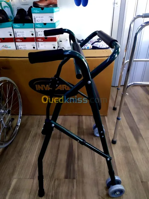 Déambulateur Rollator à 2 roues 8”
