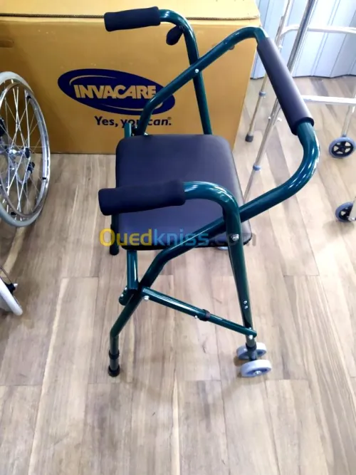 Déambulateur Rollator à 2 roues 8”