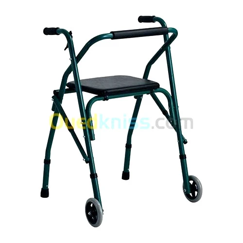 Déambulateur Rollator à 2 roues 8”