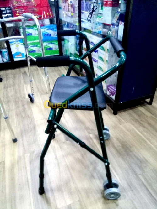 Déambulateur Rollator à 2 roues 8”