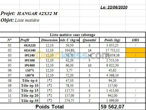 Charpente Métalliques etude et concept