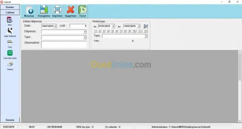 Logiciel de Gestion Cabinet Dentaire