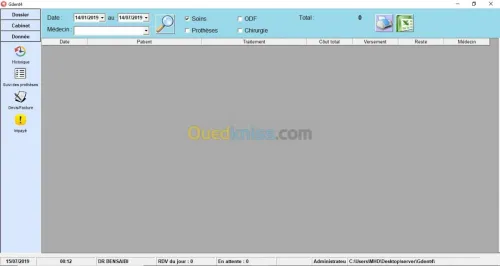 Logiciel de Gestion Cabinet Dentaire