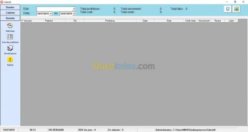 Logiciel de Gestion Cabinet Dentaire