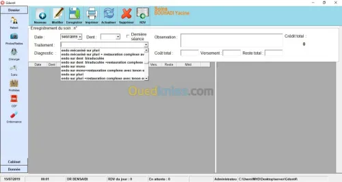 Logiciel de Gestion Cabinet Dentaire