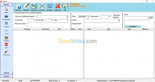 Logiciel de Gestion Cabinet Dentaire