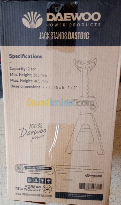 Kit cric et  2 chandelles  Daewoo 2Ton