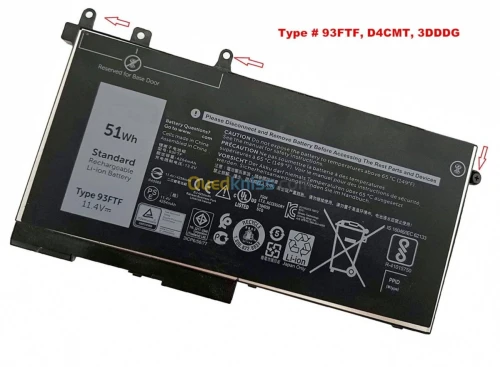 BATTERIE pour LAPTOP (PC PORTABLE)    بطارية الكمبيوتر المحمول (كمبيوتر محمول)