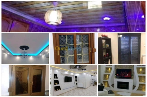 Decoration placo platre pvc alumnuim 