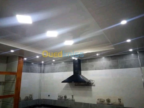 Decoration placo platre pvc alumnuim 