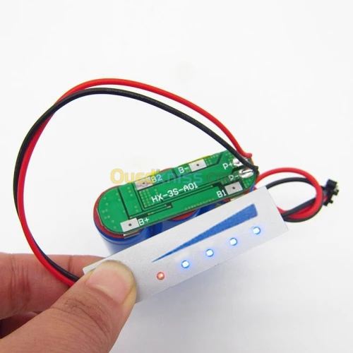 indicateur niveau batterie 2S 3S 4S 5S ARDUINO