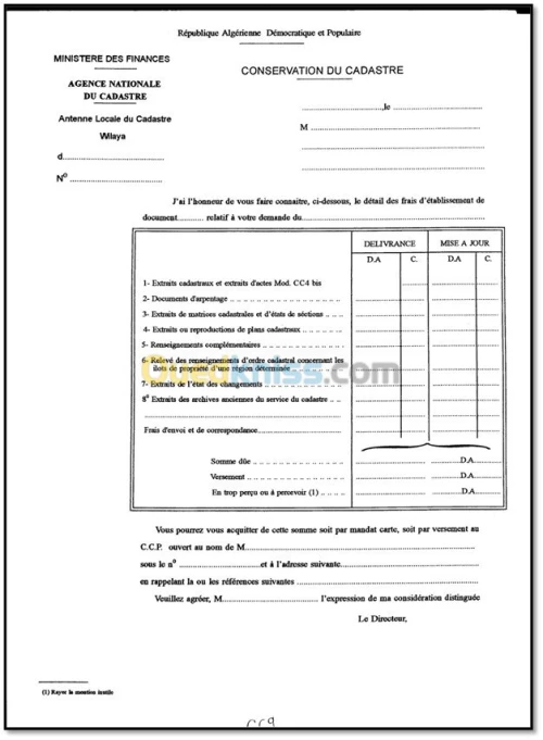 Bureau d'étude - expertise foncière -