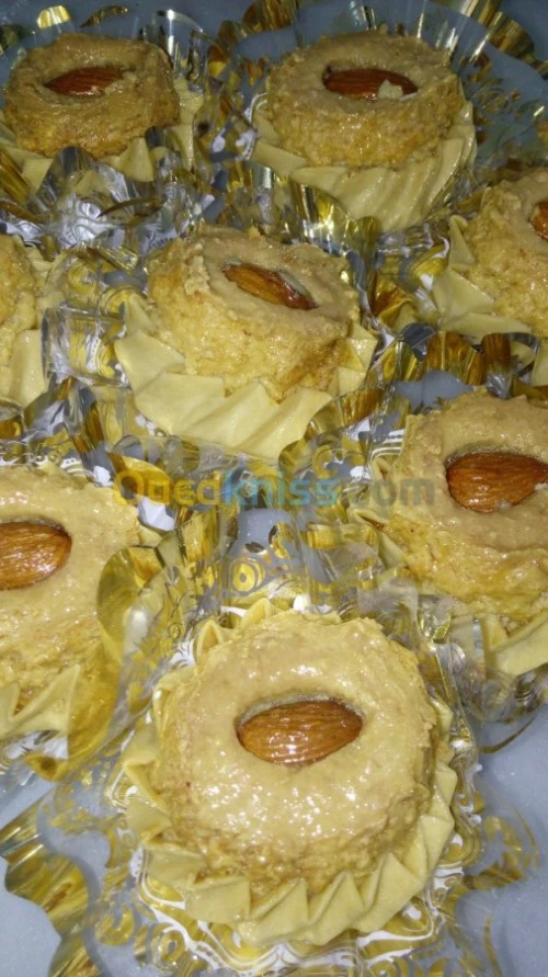 Préparation des gâteaux orientaux