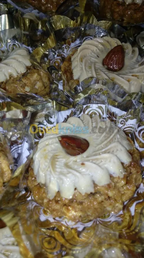 Préparation des gâteaux orientaux