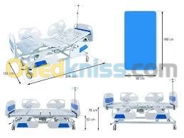 Lit d'hôpital électrique avec 3 fonct