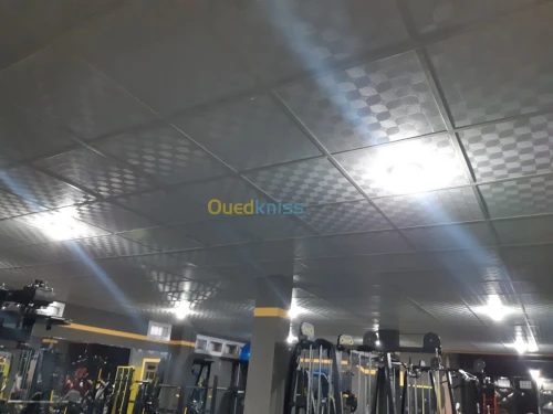 Faux plafond démontable 60×60. Pvc